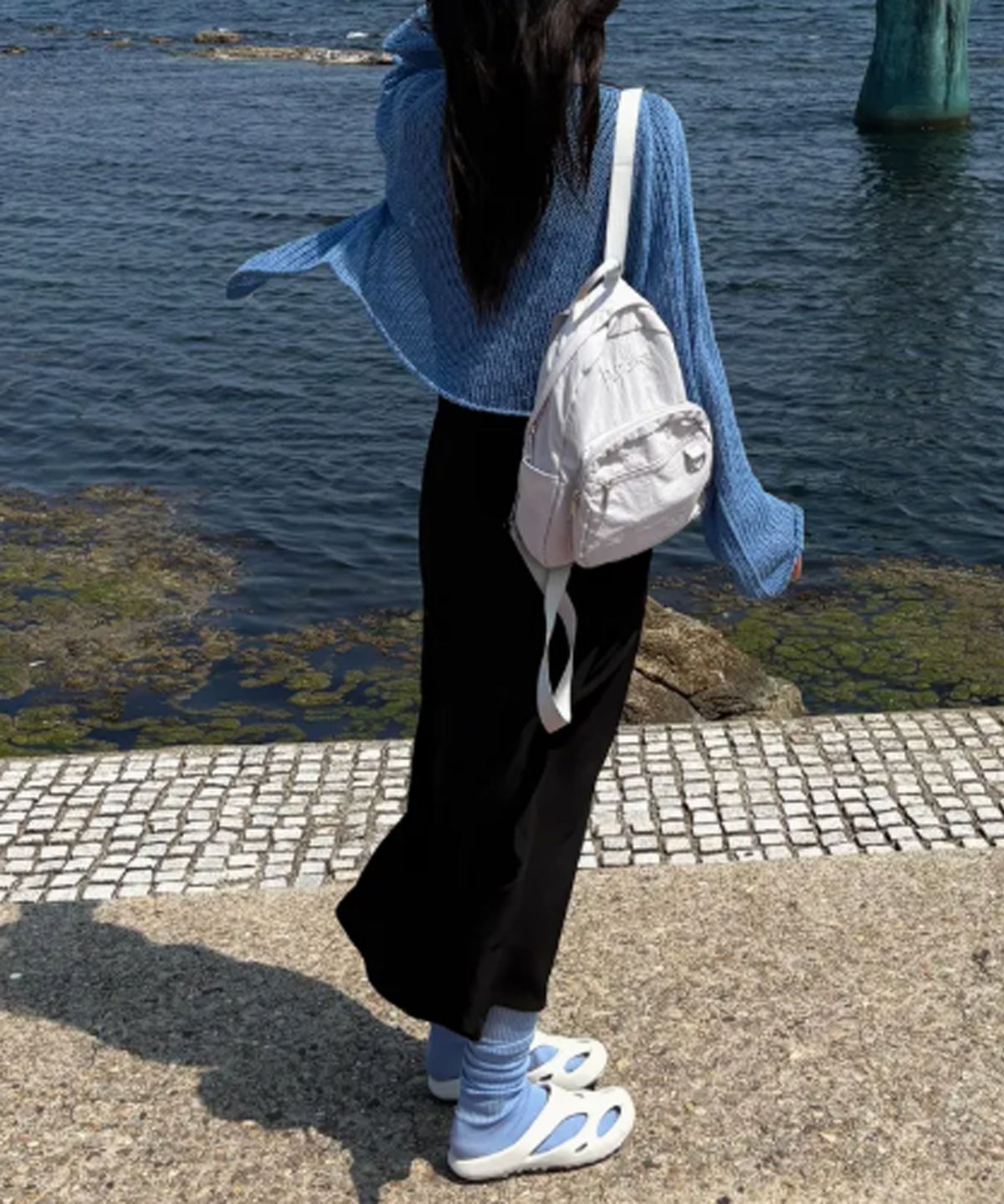 바이모스(BYMOSS) 포카미니 백팩  블랙 그레이