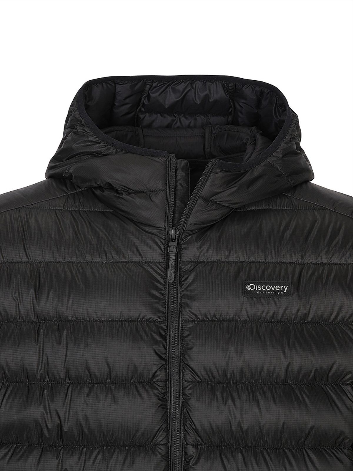 디스커버리 익스페디션(DISCOVERY EXPEDITION) 남성 올버트 후드 구스다운 경량패딩 (BLACK)