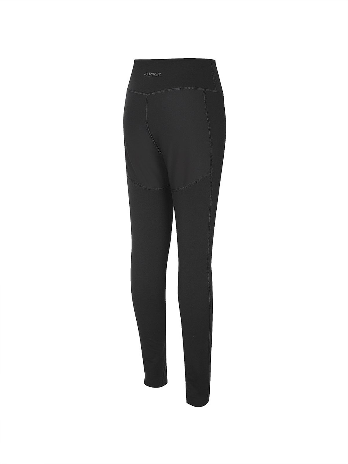 디스커버리 익스페디션(DISCOVERY EXPEDITION) 여성 우븐 하이브리드 기모 레깅스 (BLACK)