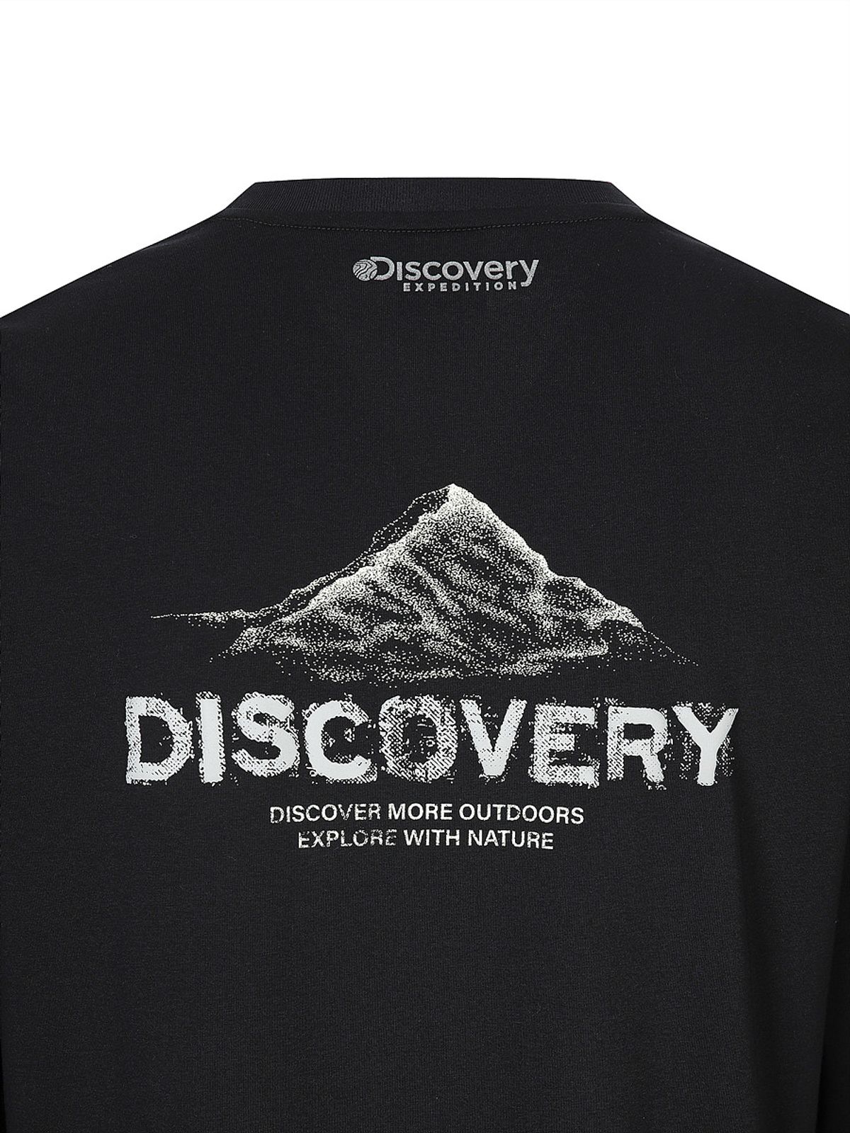 디스커버리 익스페디션(DISCOVERY EXPEDITION) 마운틴 그래픽 기능성 긴팔티 (BLACK)