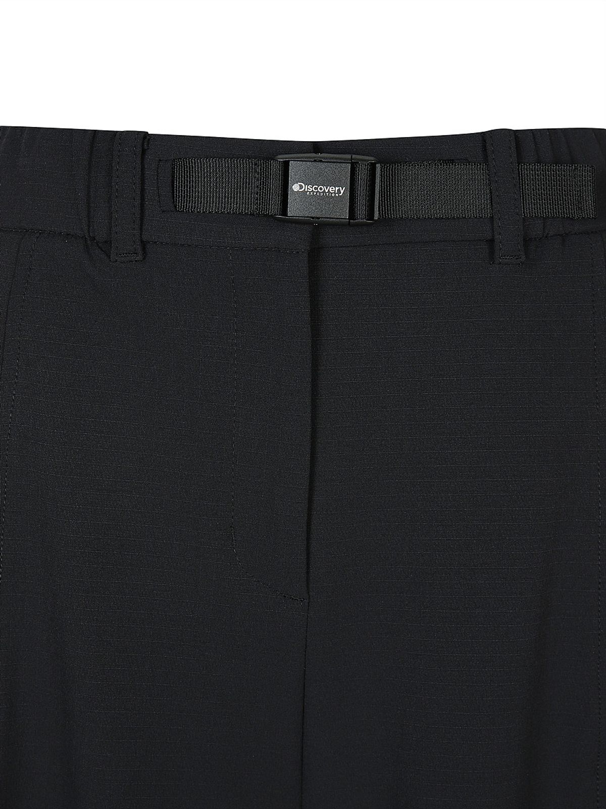 디스커버리 익스페디션(DISCOVERY EXPEDITION) 여성 벨티드 파라슈트 카고팬츠 (BLACK)