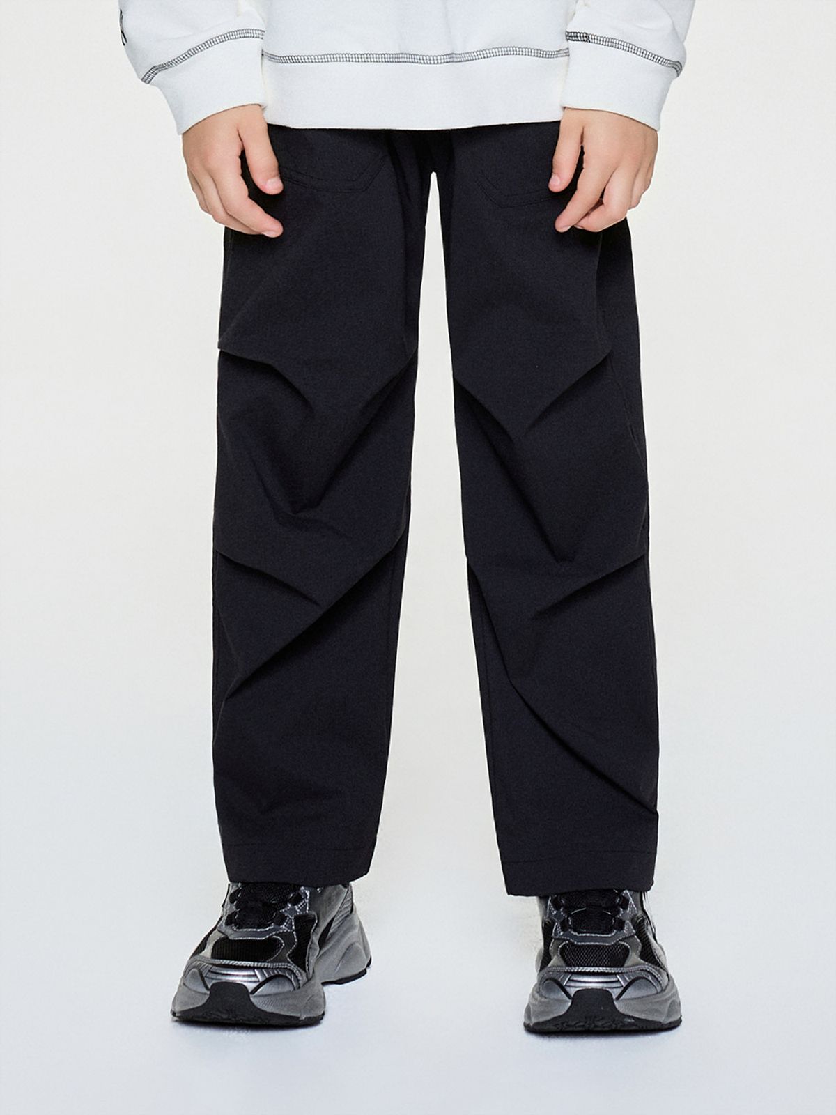 엠엘비 키즈(MLB KIDS) 아웃도어 벌룬핏 화섬팬츠 NY (Black)