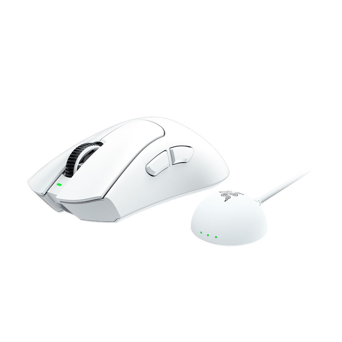 레이저(RAZER) DeathAdder V4 Pro White 무선 게이밍 마우스