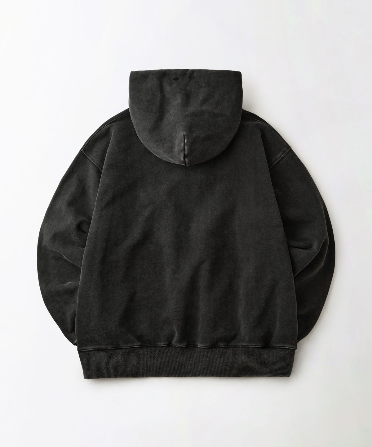 아웃스탠딩(OUTSTANDING) AUTHENTIC COMFORT HOOD SWEAT_VINTAGE CHARCOAL