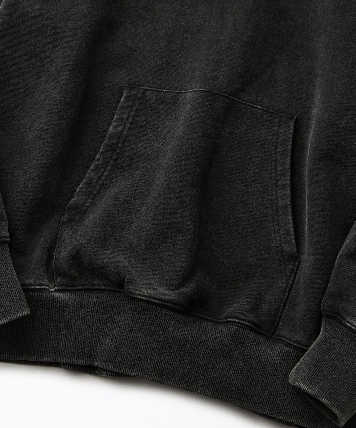 아웃스탠딩(OUTSTANDING) AUTHENTIC COMFORT HOOD SWEAT_VINTAGE CHARCOAL