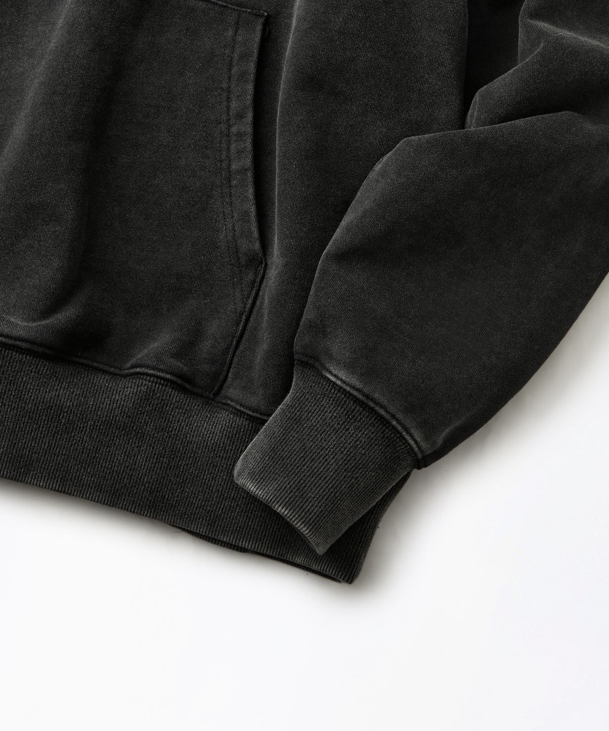 아웃스탠딩(OUTSTANDING) AUTHENTIC COMFORT HOOD SWEAT_VINTAGE CHARCOAL