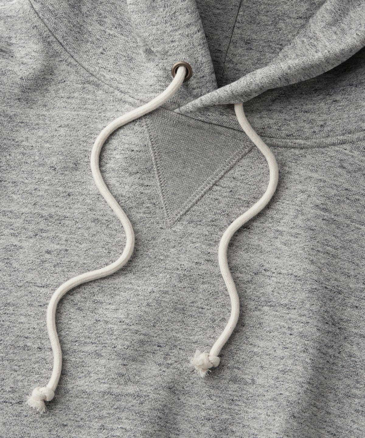 아웃스탠딩(OUTSTANDING) AUTHENTIC COMFORT HOOD SWEAT_HEATHER GRAY