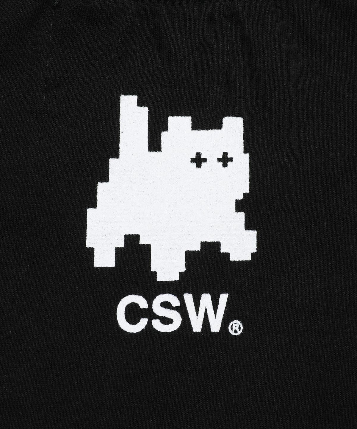 캣세이브더월드(CATSAVETHEWORLD) 키리 풋 스탬프 반팔 티 (3컬러)