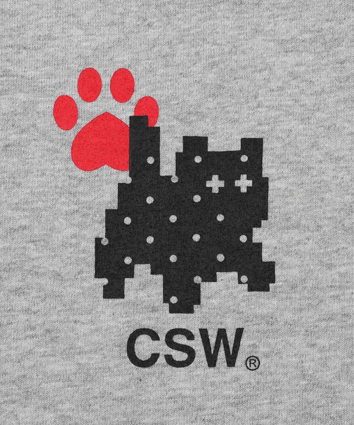 캣세이브더월드(CATSAVETHEWORLD) 키리 풋 스탬프 반팔 티 (3컬러)
