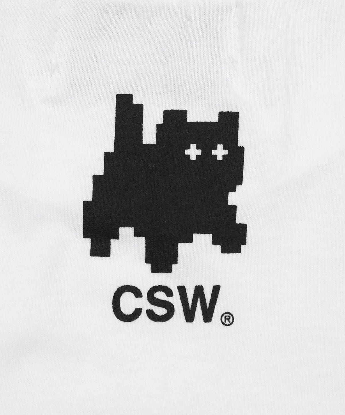 캣세이브더월드(CATSAVETHEWORLD) 키리 풋 스탬프 반팔 티 (3컬러)