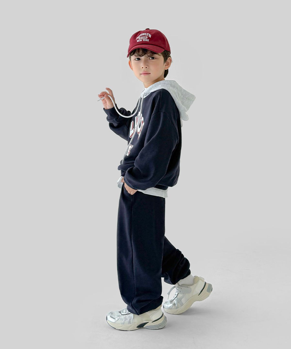 베리클로젯(BERRYCLOSET) 포텐셜 후드 상하세트