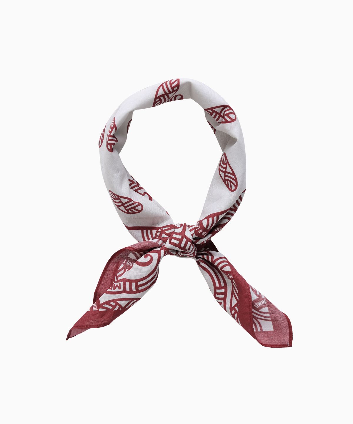 미나수(MENASOO) MNS Bandana Scarf Kerchief_Ivory