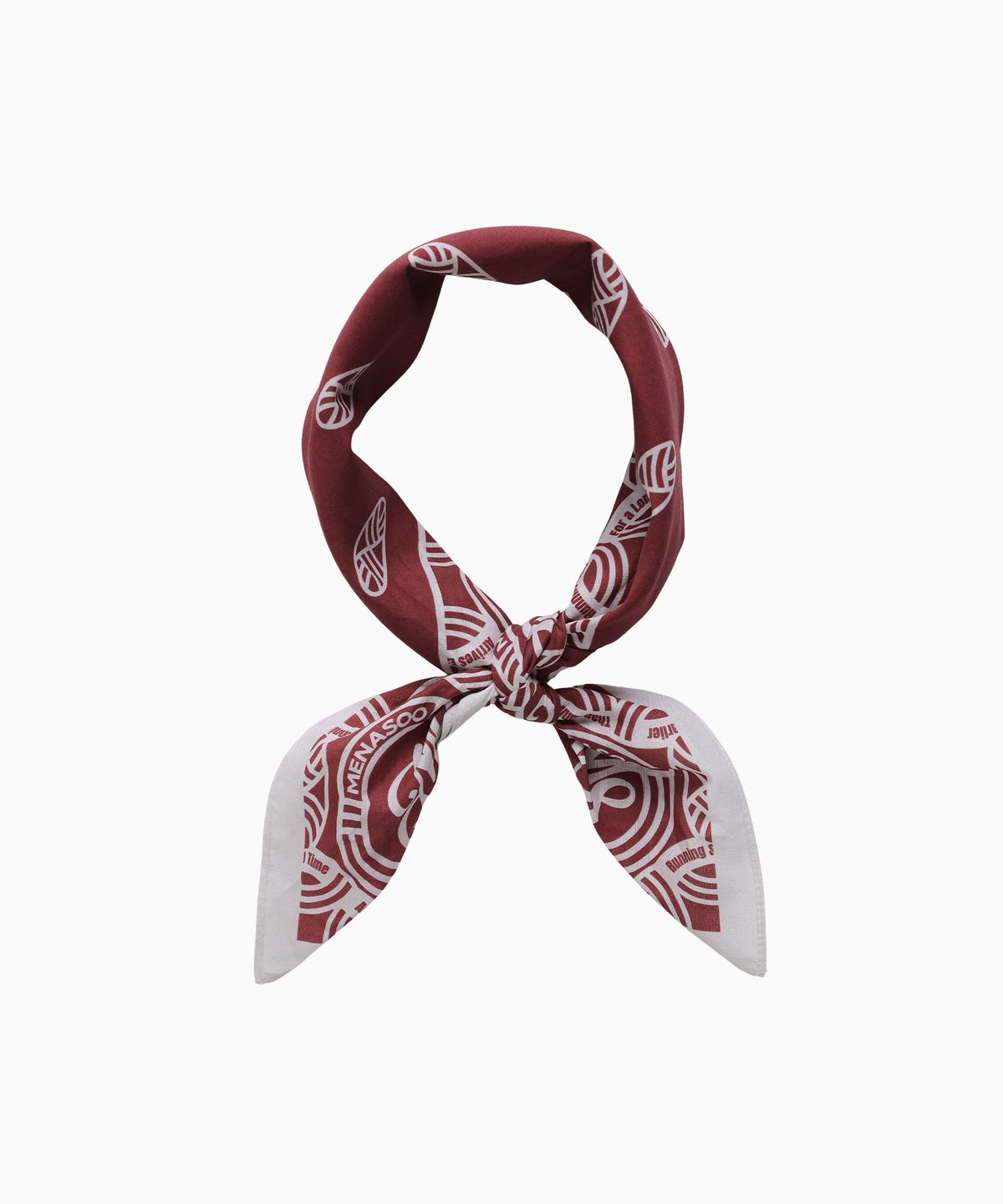 미나수(MENASOO) MNS Bandana Scarf Kerchief_Red