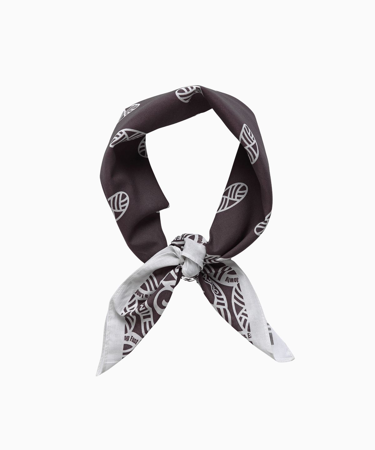 미나수(MENASOO) MNS Bandana Scarf Kerchief_Brown