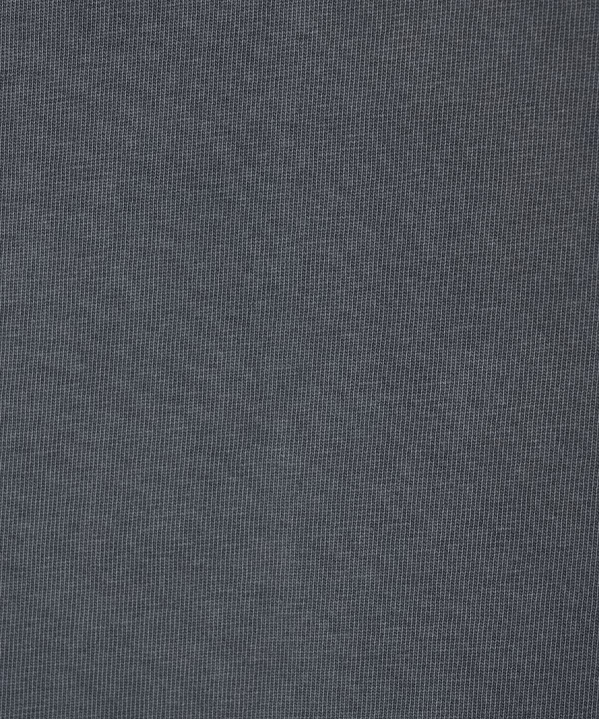미나수(MENASOO) 275g Heavy Cotton Circle Hearttrack Pigment T Shirt_Charcoal