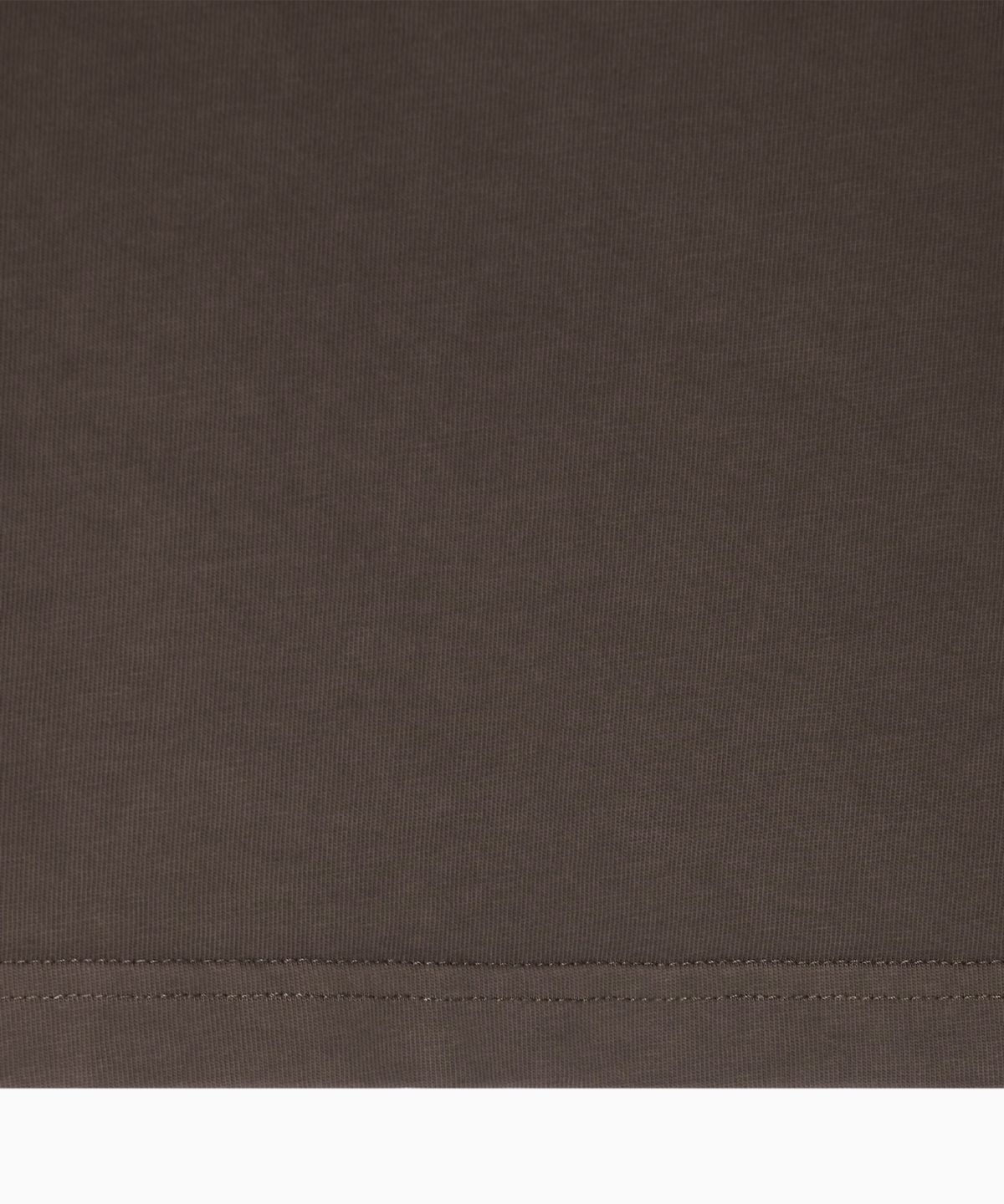 미나수(MENASOO) 275g Heavy Cotton Circle Hearttrack Pigment T Shirt_Brown