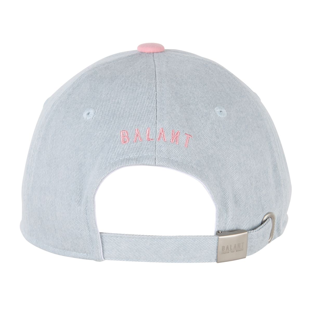 발란트(BALANT) Denim Embroidery Ball Cap [Pink]