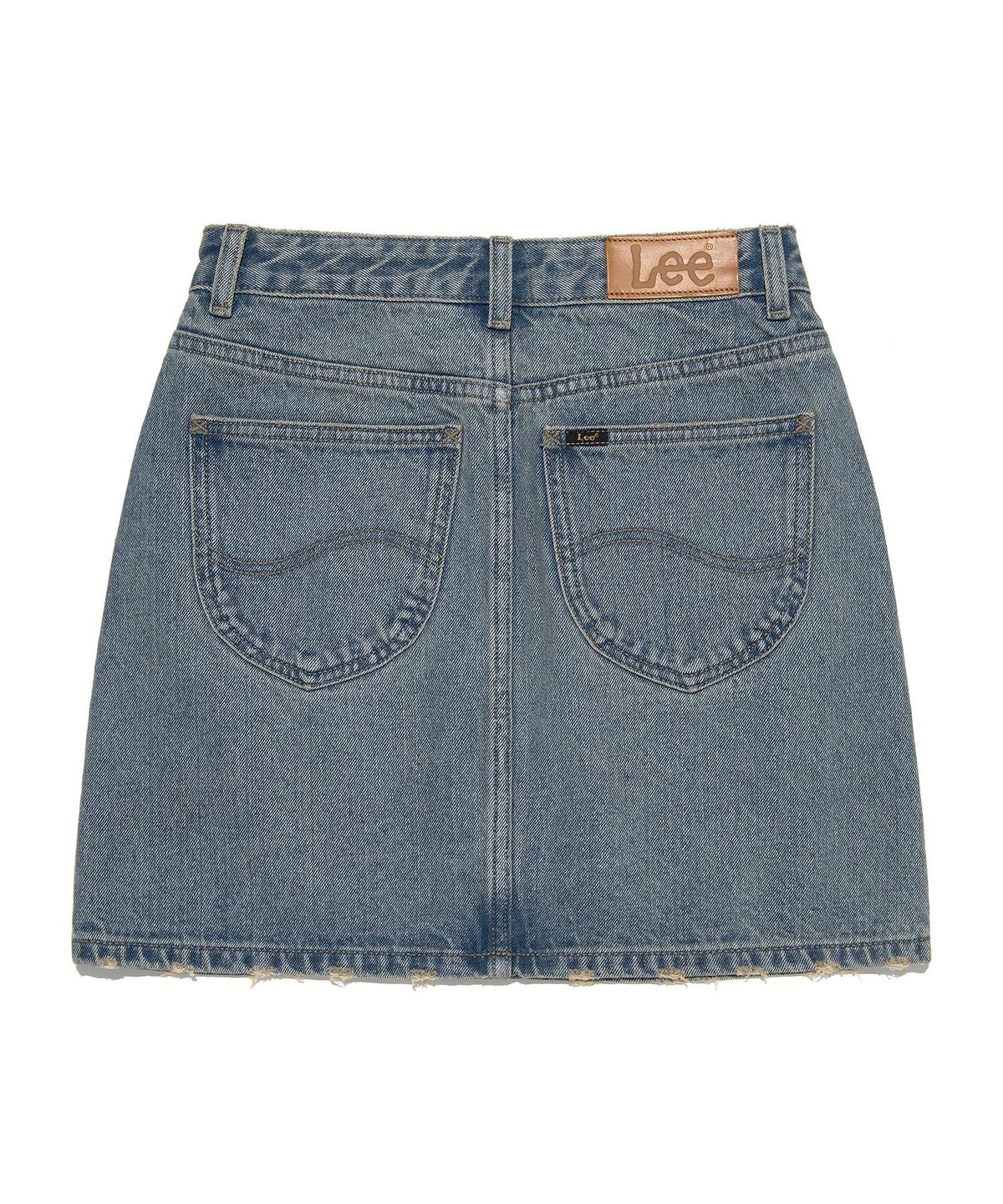 리(LEE) 데님 미니 스커트 인디고 미듐