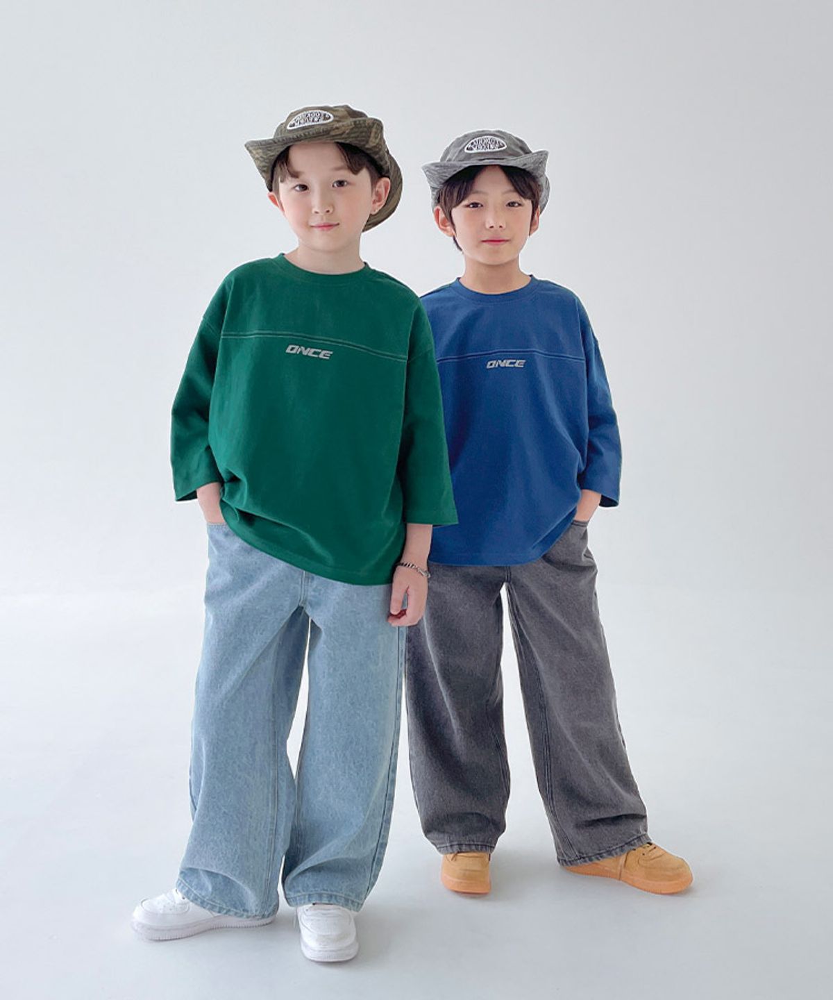 베리클로젯(BERRYCLOSET) 원스 리브 7부 티셔츠
