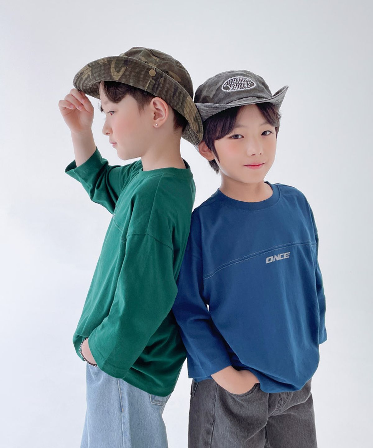 베리클로젯(BERRYCLOSET) 원스 리브 7부 티셔츠