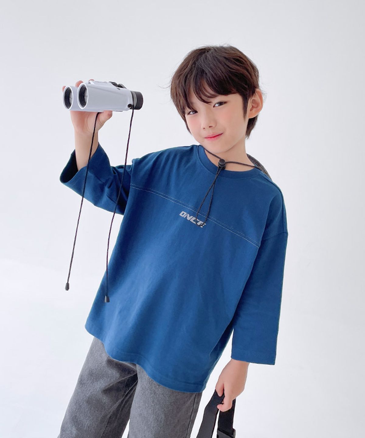 베리클로젯(BERRYCLOSET) 원스 리브 7부 티셔츠