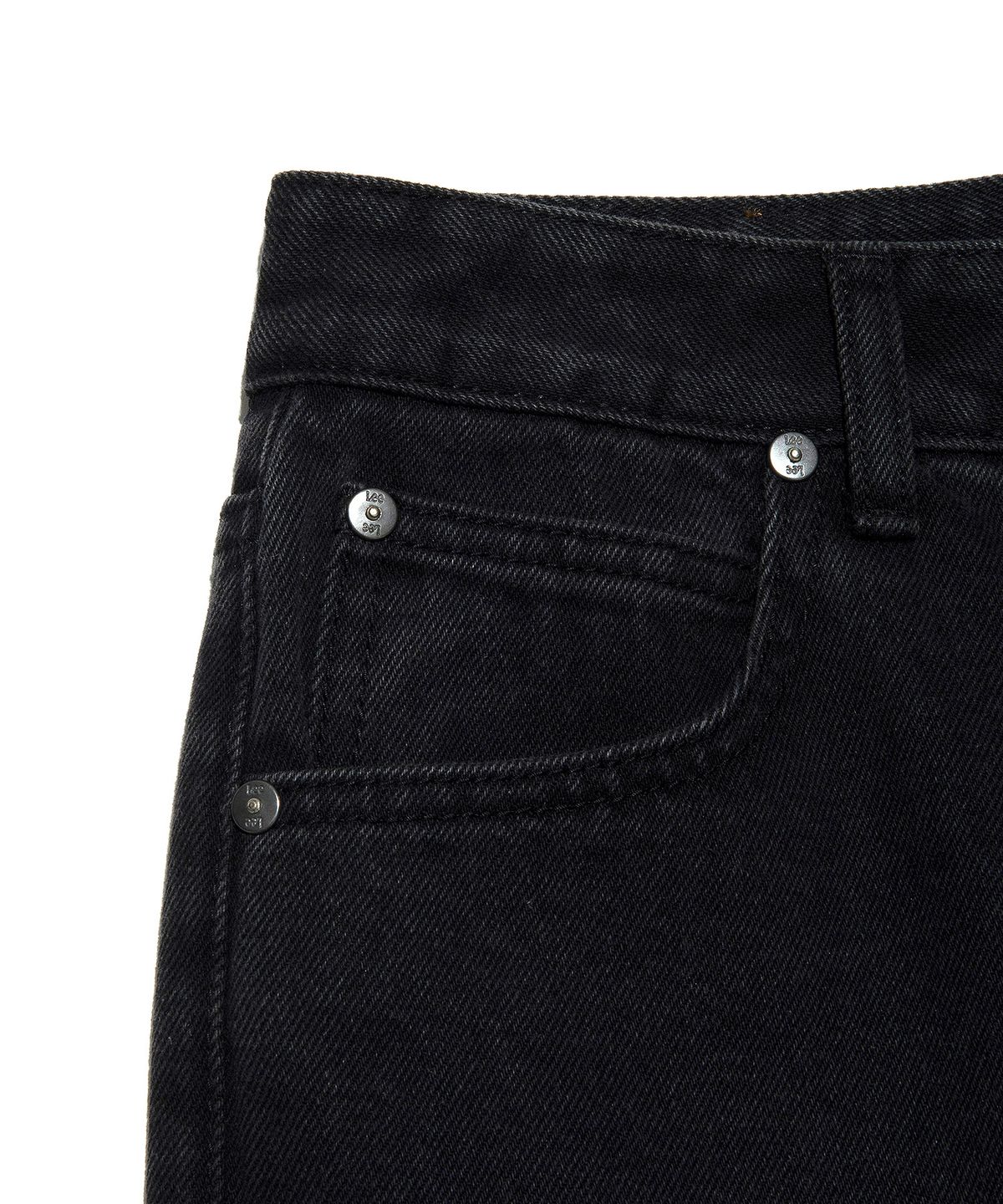 리(LEE) 우먼 스트레이트핏 데님 팬츠 블랙