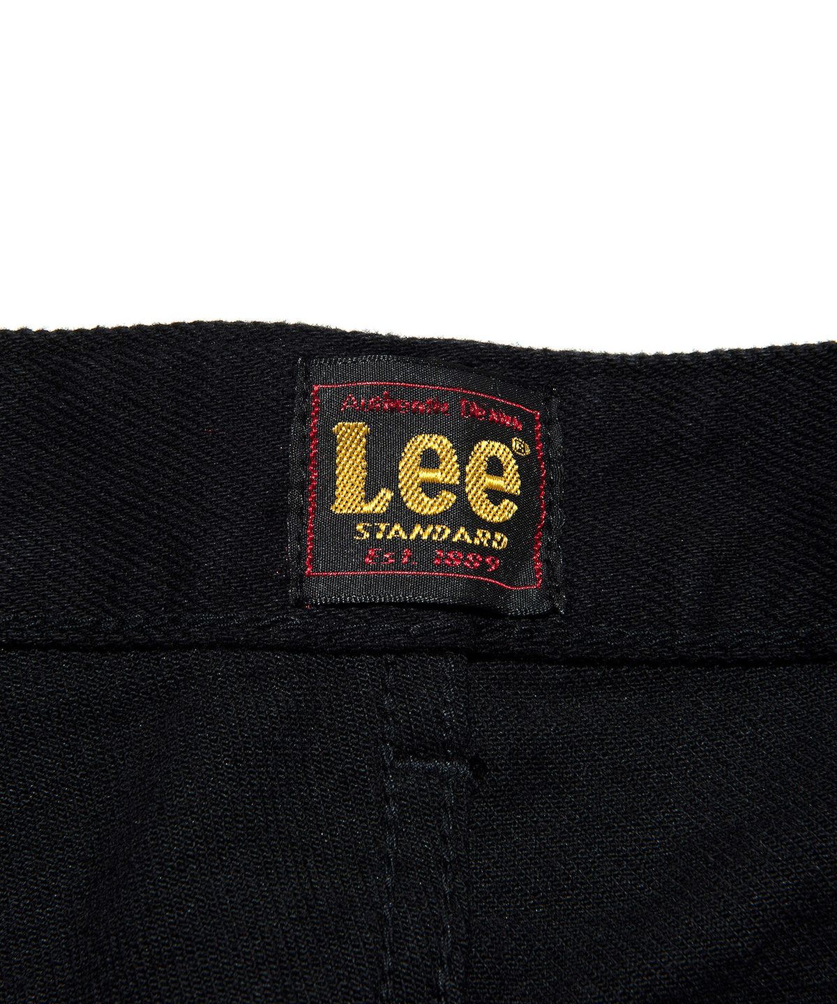 리(LEE) 우먼 스탠다드핏 데님 팬츠 블랙