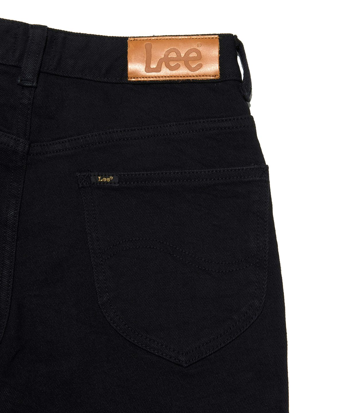 리(LEE) 우먼 스탠다드핏 데님 팬츠 블랙