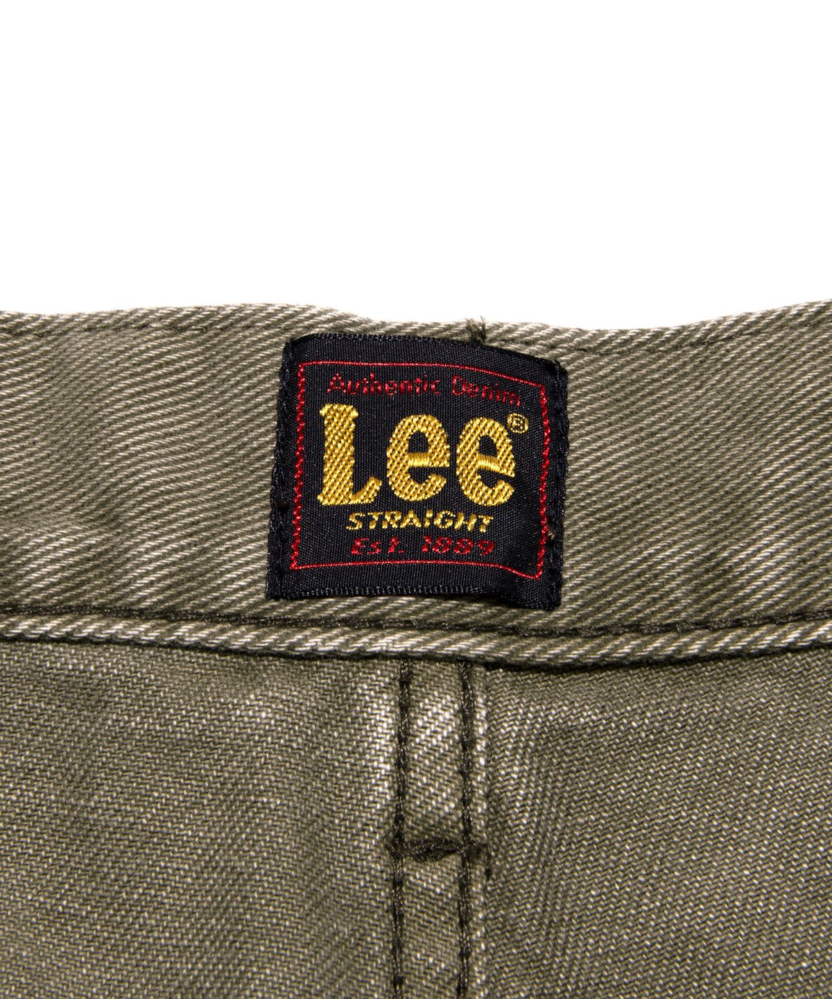 리(LEE) 맨 스트레이트핏 데님 팬츠 브라운