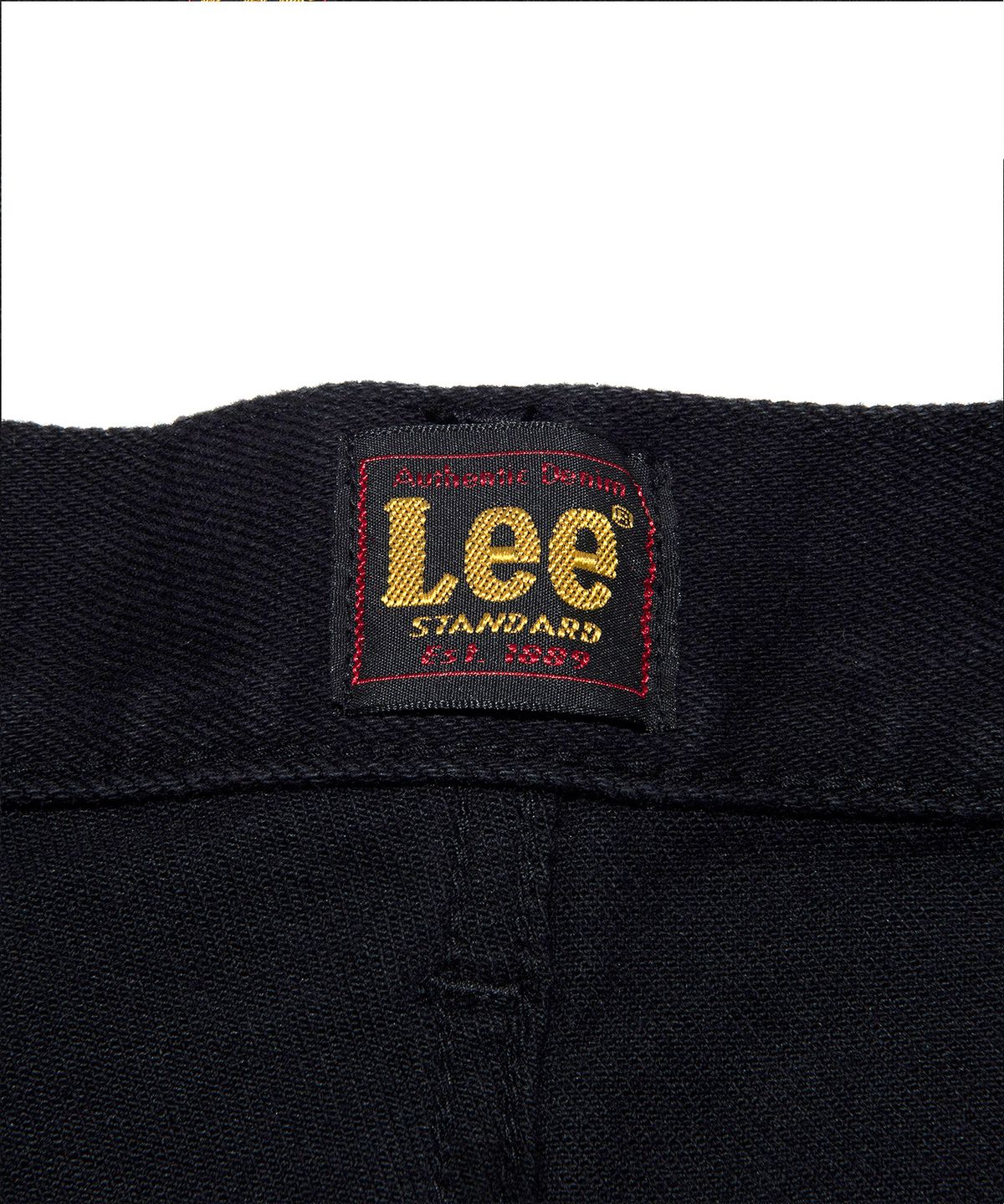 리(LEE) 맨 스탠다드핏 데님 팬츠 블랙