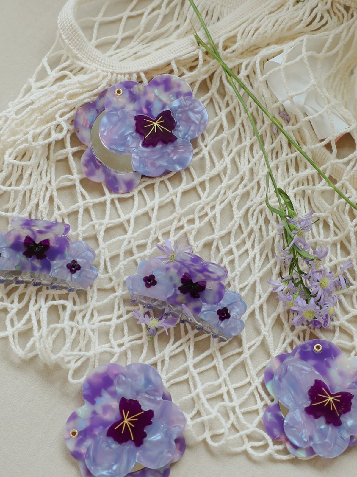 쿠쿠수제뜨(COUCOU SUZETTE) Pansy Mirror