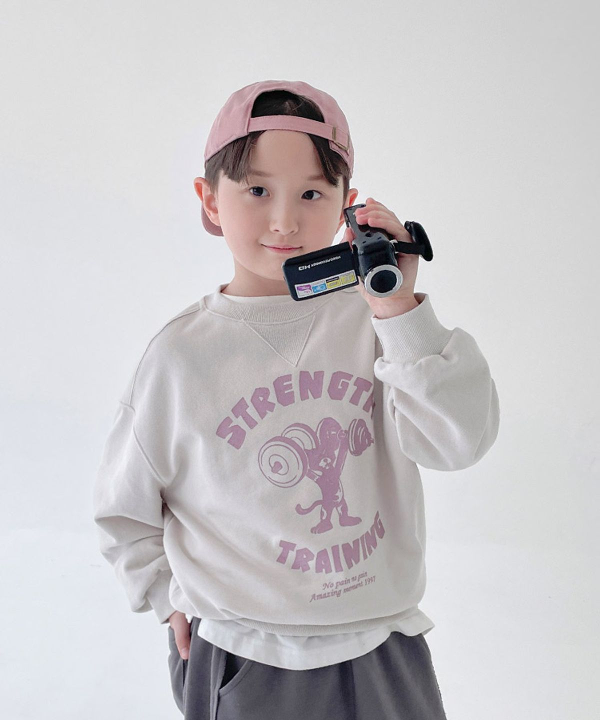 베리클로젯(BERRYCLOSET) 오운완 헬시 맨투맨