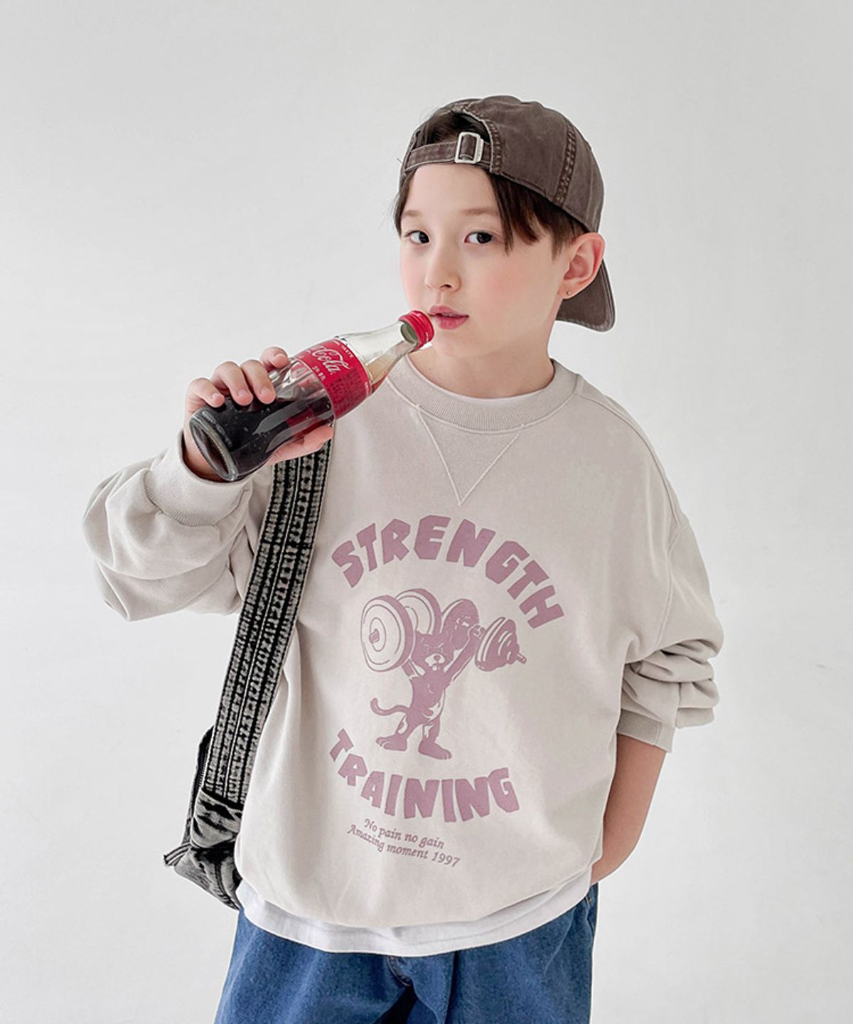 베리클로젯(BERRYCLOSET) 오운완 헬시 맨투맨