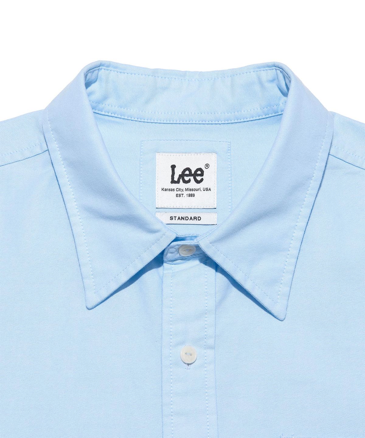 리(LEE) 로코 포켓 옥스포드 셔츠 라이트블루
