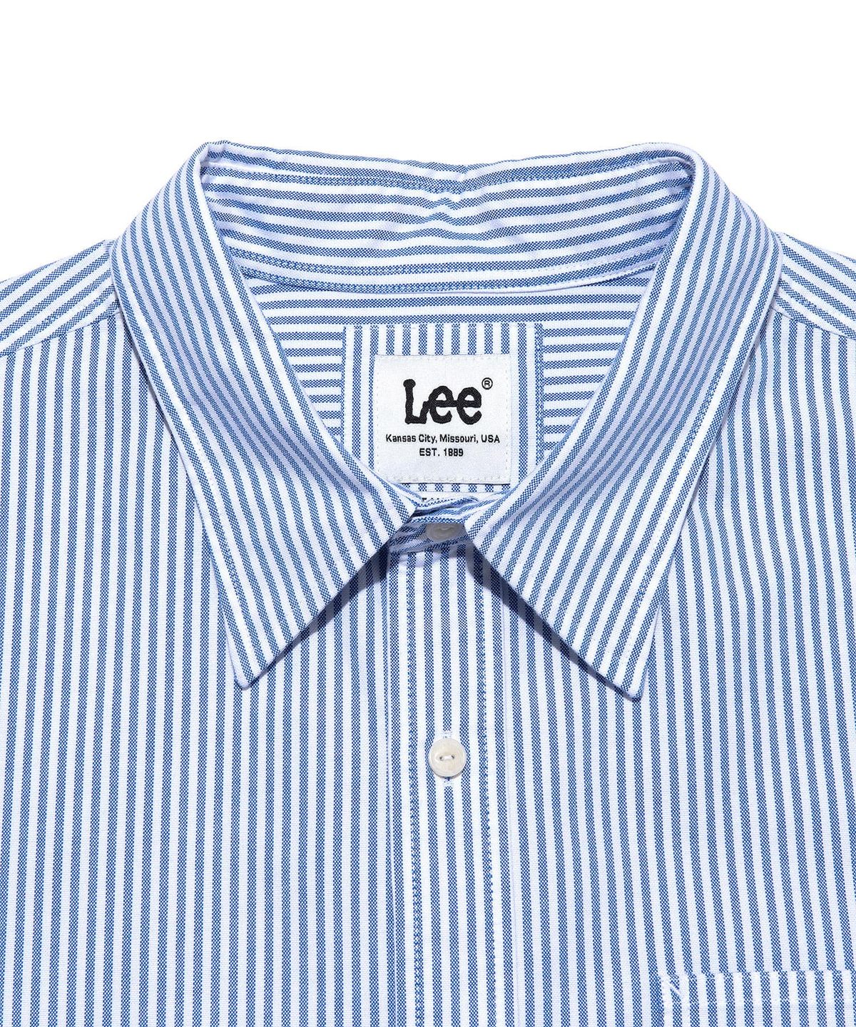 리(LEE) 로코 포켓 옥스포드 셔츠 블루