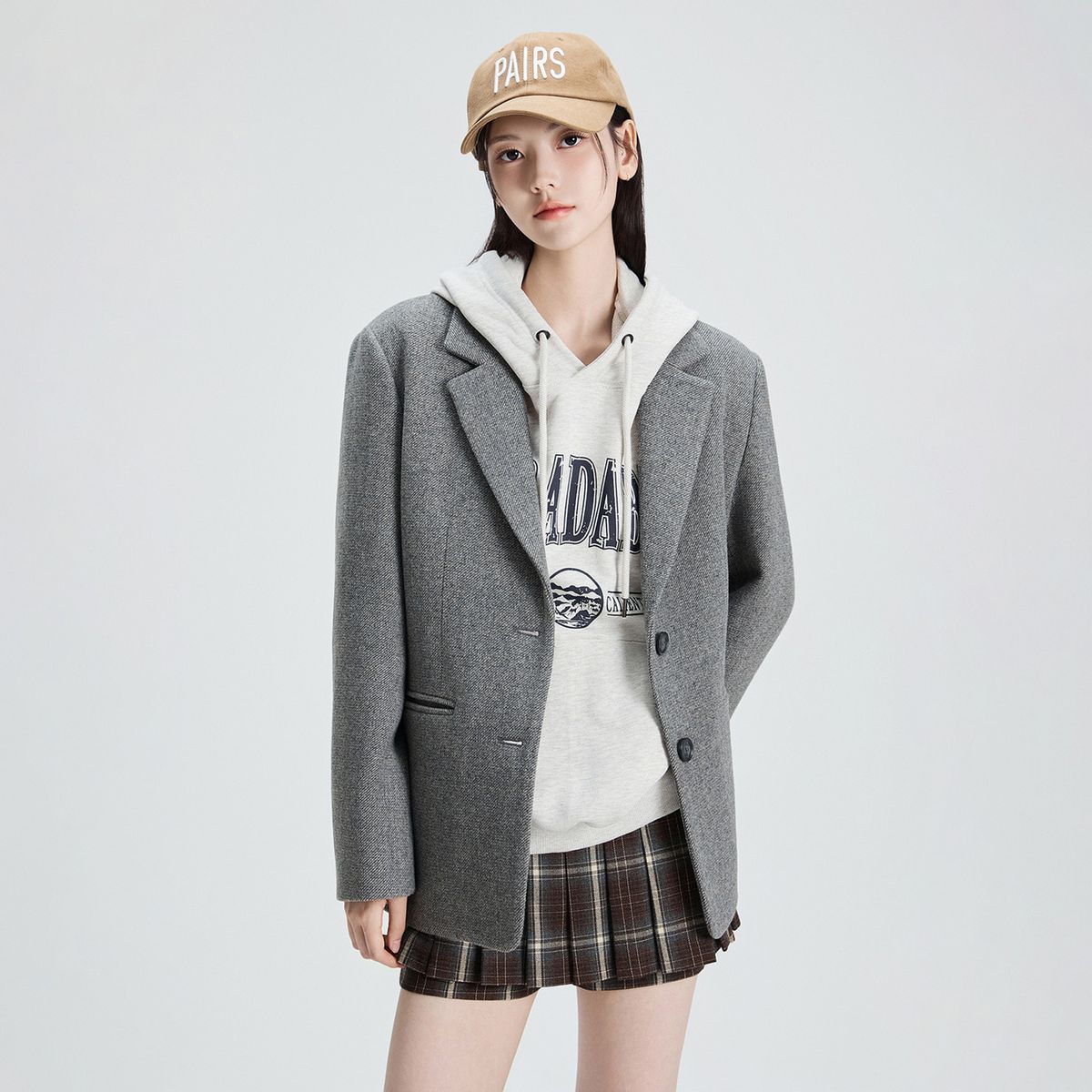 미쏘(MIXXO) 테일러드 정핏 울자켓_MIWJKGT1PB