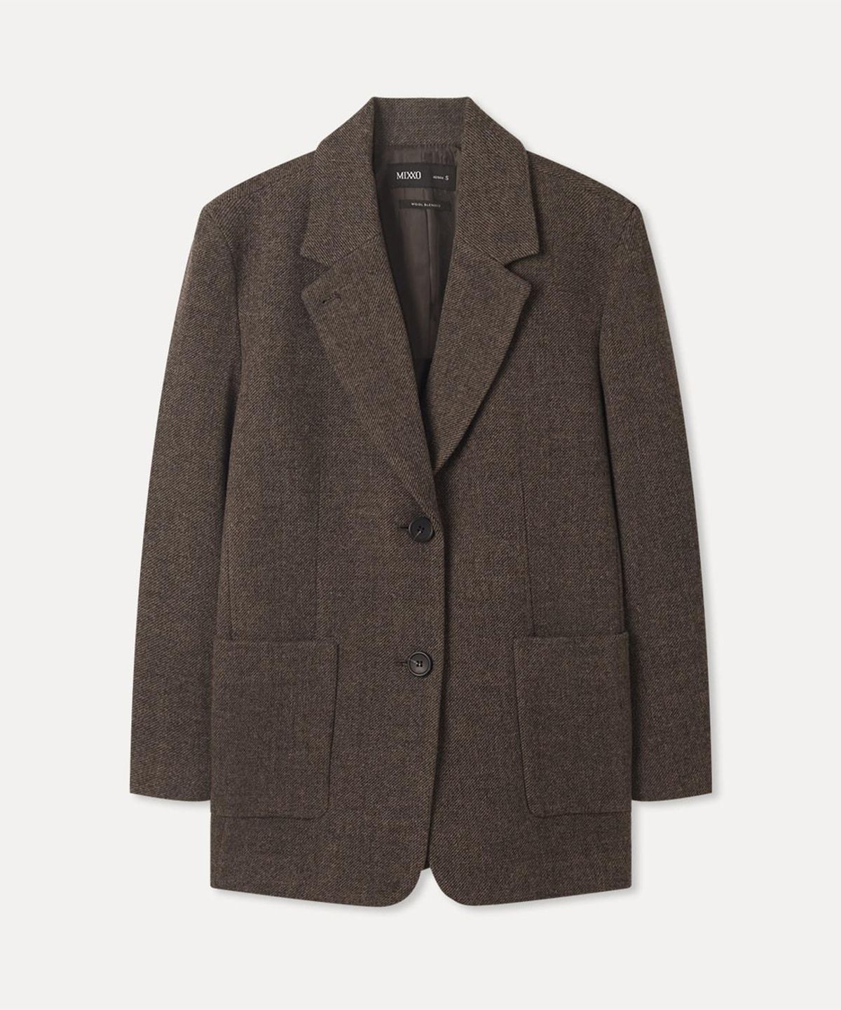 미쏘(MIXXO) 테일러드 오버핏 울자켓_MIWJKGT1PG