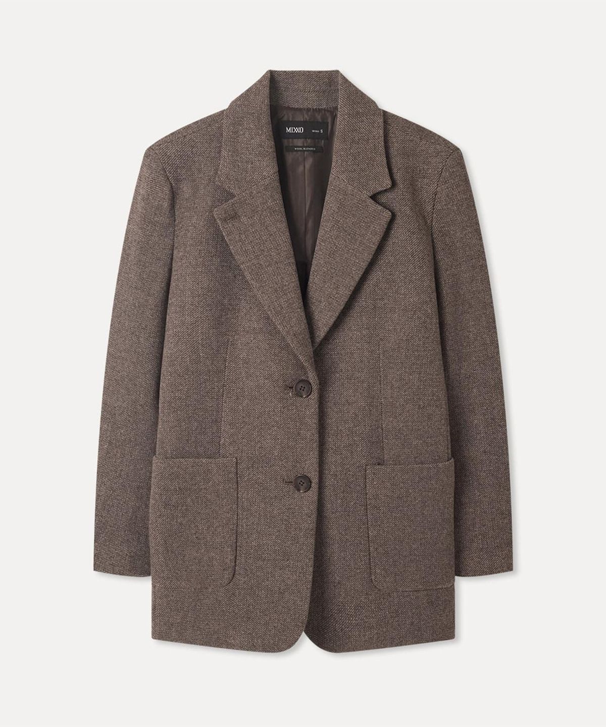 미쏘(MIXXO) 테일러드 오버핏 울자켓_MIWJKGT1PG