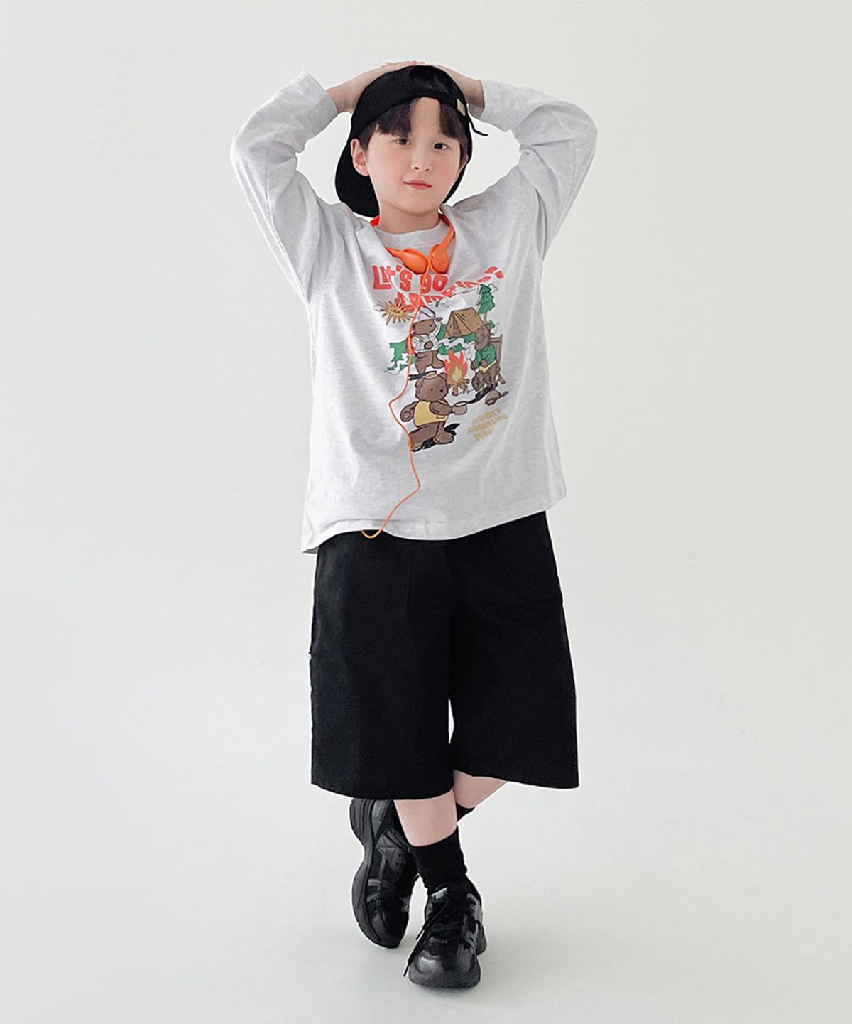 베리클로젯(BERRYCLOSET) 레츠 고 캠핑 티셔츠