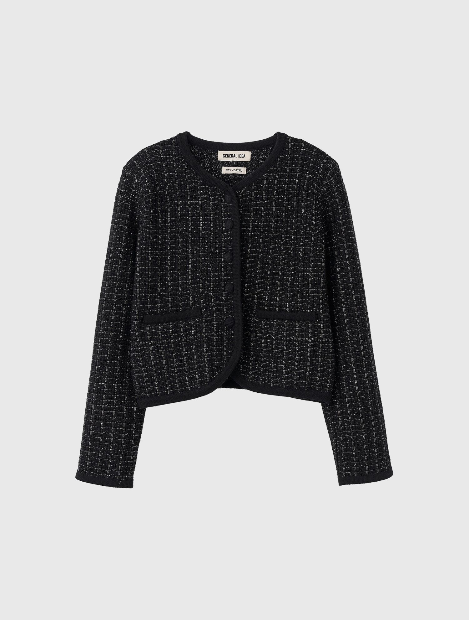 ジャケット・アウター MUSINSA ROUND NECK TWEED JACKET MUSINSA | MUSINSA STANDARD WOMAN Women's Round Neck Tweed