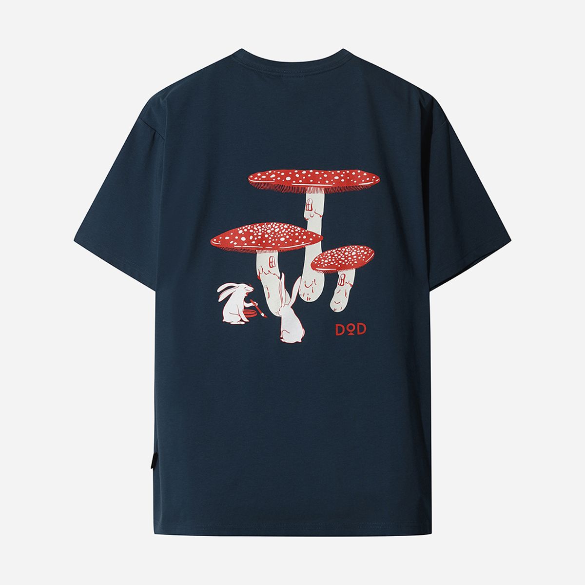 디오디(DOD) 키노코 마을 그래픽 반팔 티셔츠(NAVY)