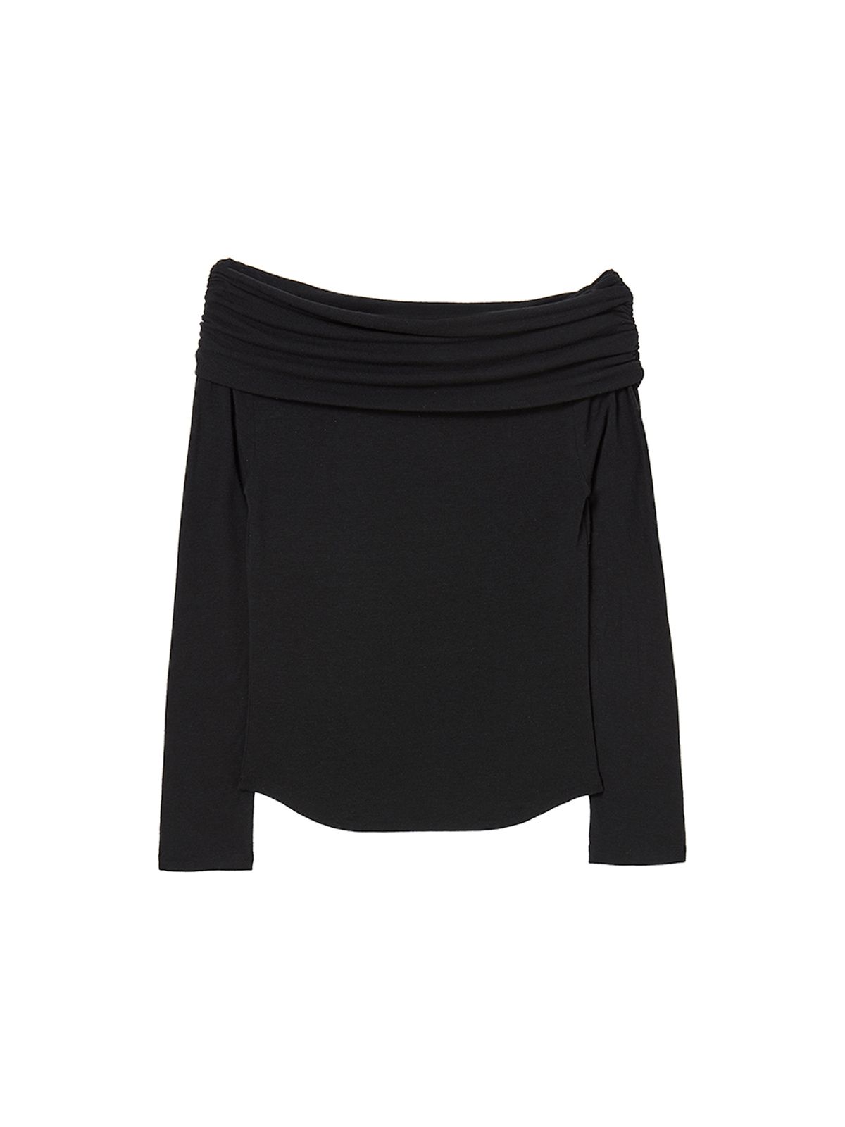 엔와이엑스엑스(NYXX) CROSS OFF SHOULDER L/S BLACK