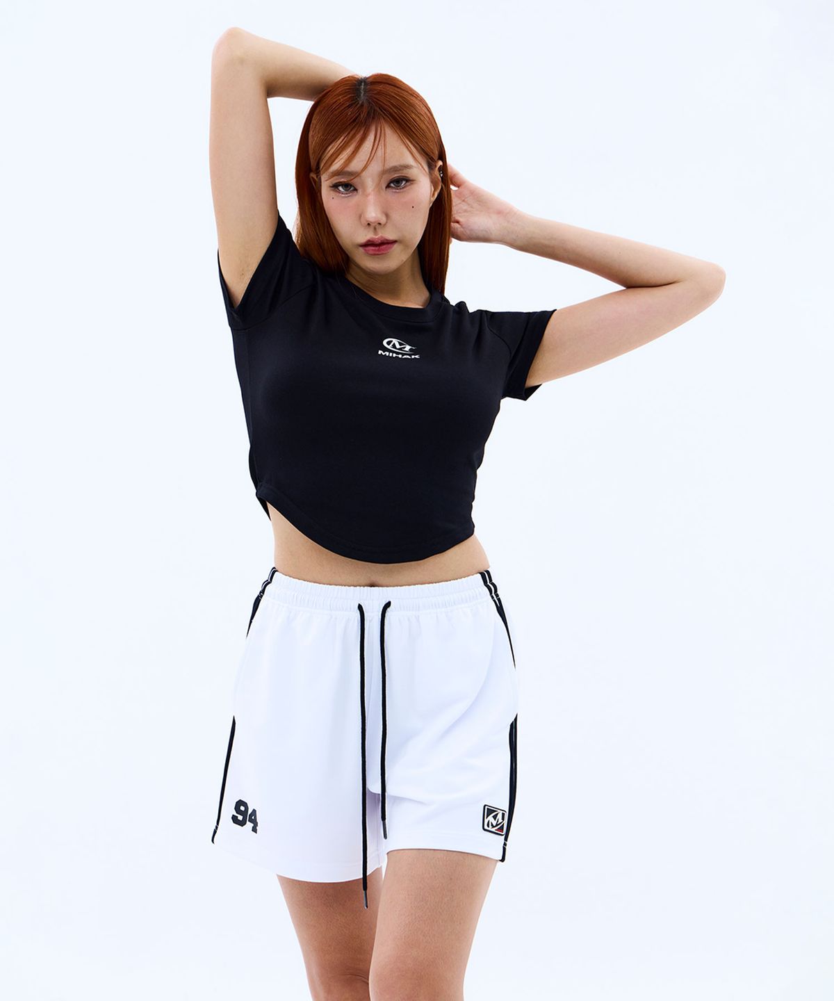 미학(MIHAK) 94 풋볼 우먼스 저지 하프팬츠 (WHITE)