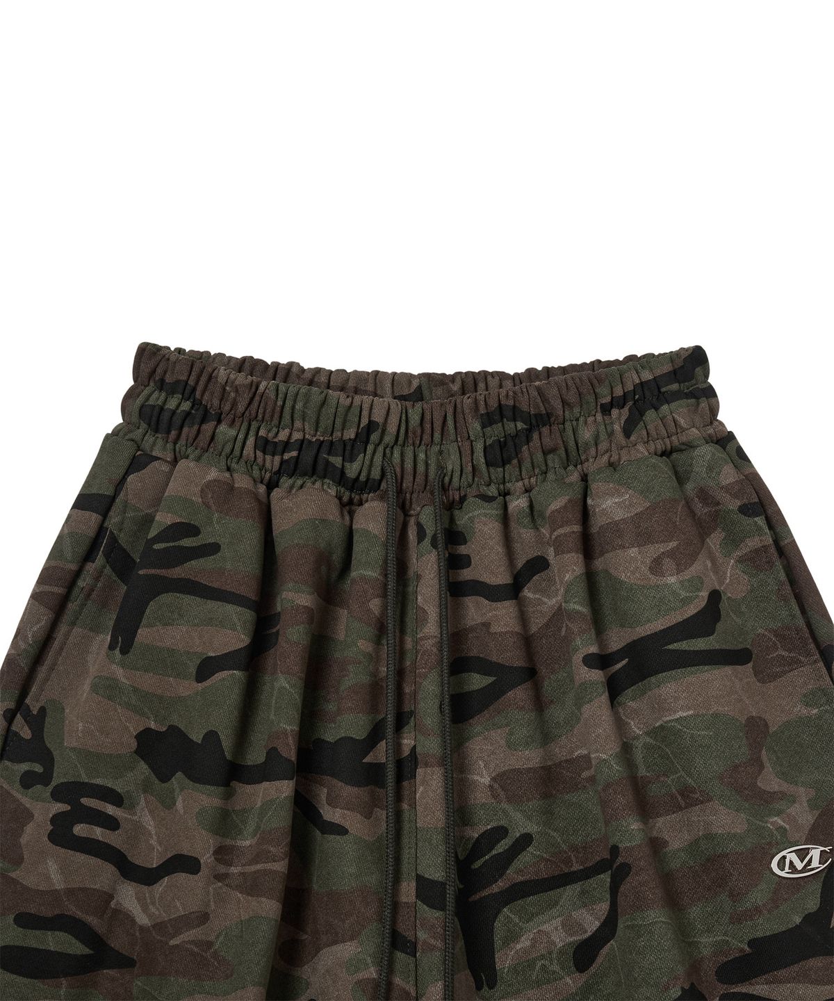 미학(MIHAK) 메탈 로고 카모 버뮤다 팬츠 (CAMO)