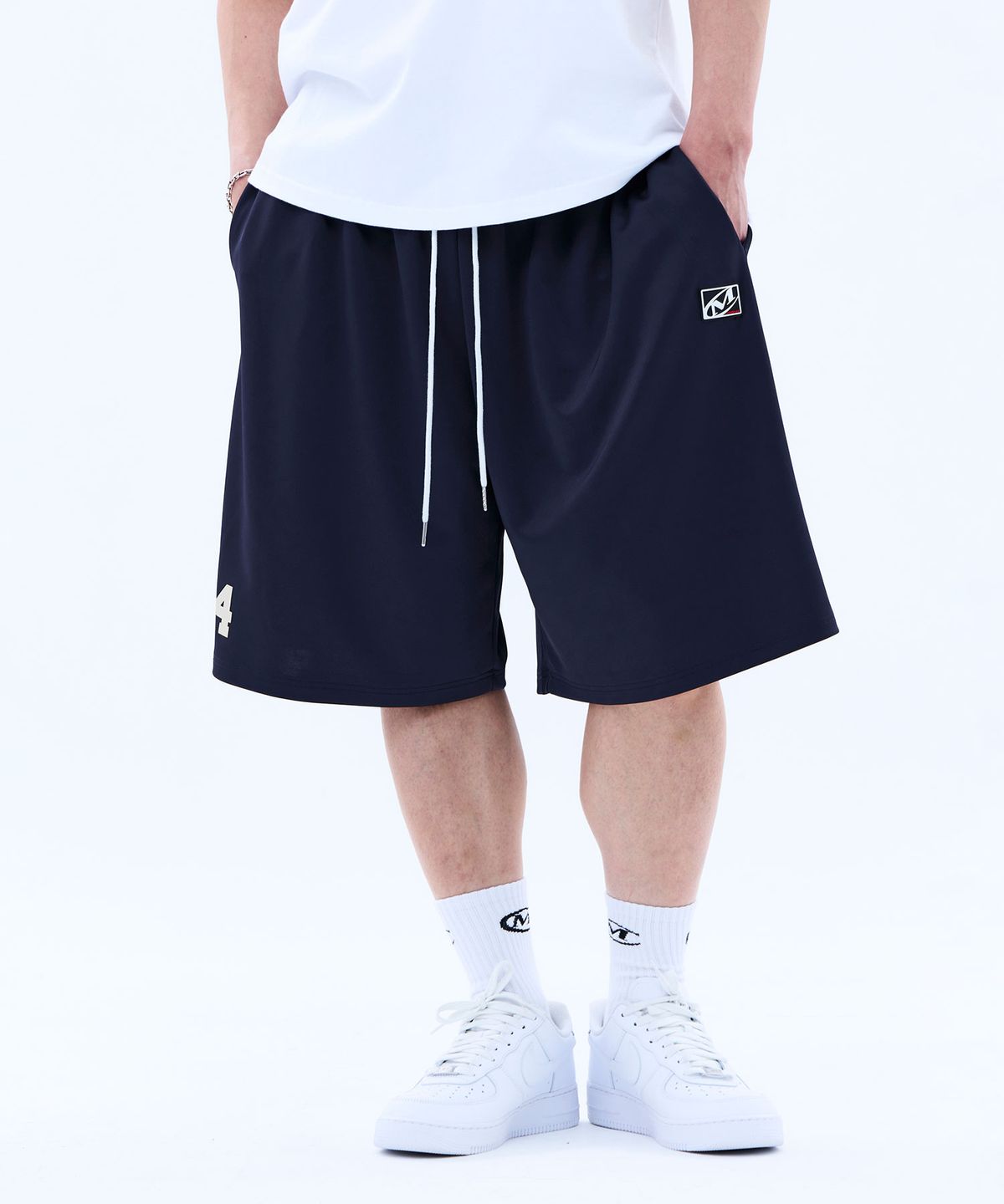 미학(MIHAK) 94 풋볼 저지 하프팬츠 (NAVY)