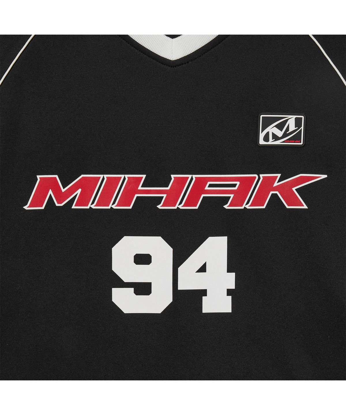 미학(MIHAK) 94 풋볼 저지 티셔츠 (BLACK)