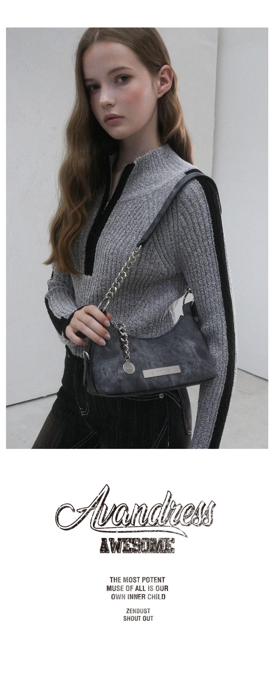 MUSINSA公式 | AVANDRESS Barbara Chain Shoulder Bag - 5COL