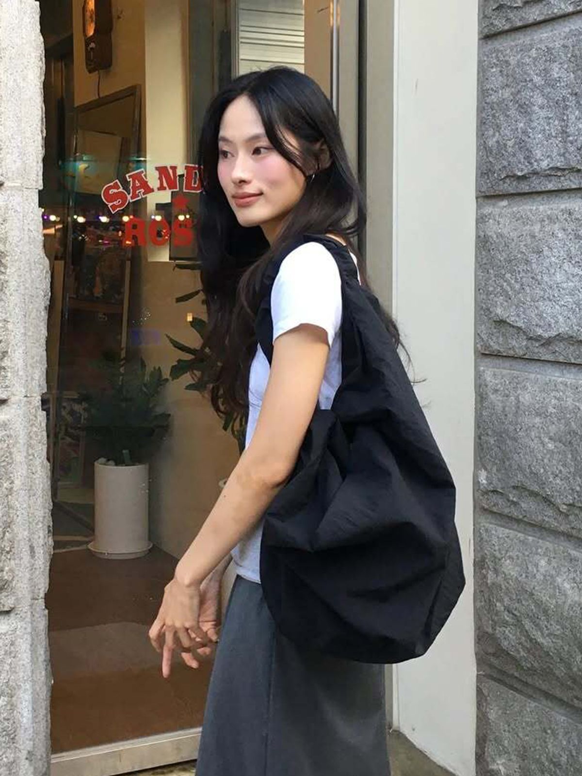 아코크(ACOC) Mid Tangle Twist Bag_Black