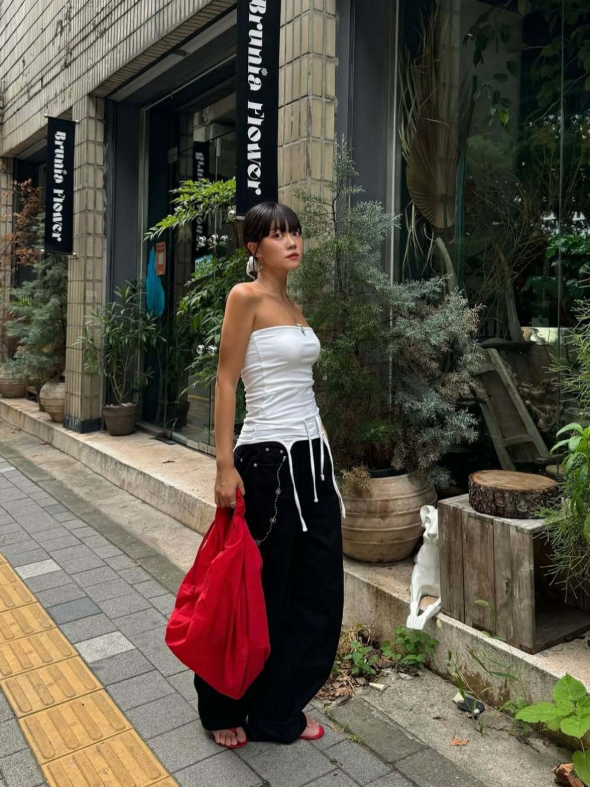 아코크(ACOC) Mid Tangle Twist Bag_Red