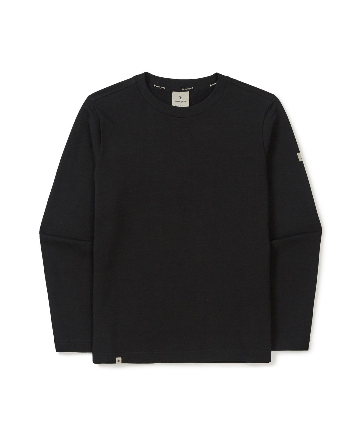 스노우피크 어패럴(SNOWPEAK APPAREL) 베이직 여성 긴팔 티셔츠 (S25FWFTL11) Black